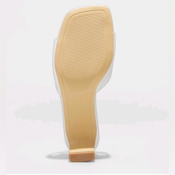 Women's Lindie Mule Heels - A New Day" Silver - Picture 4 of 9